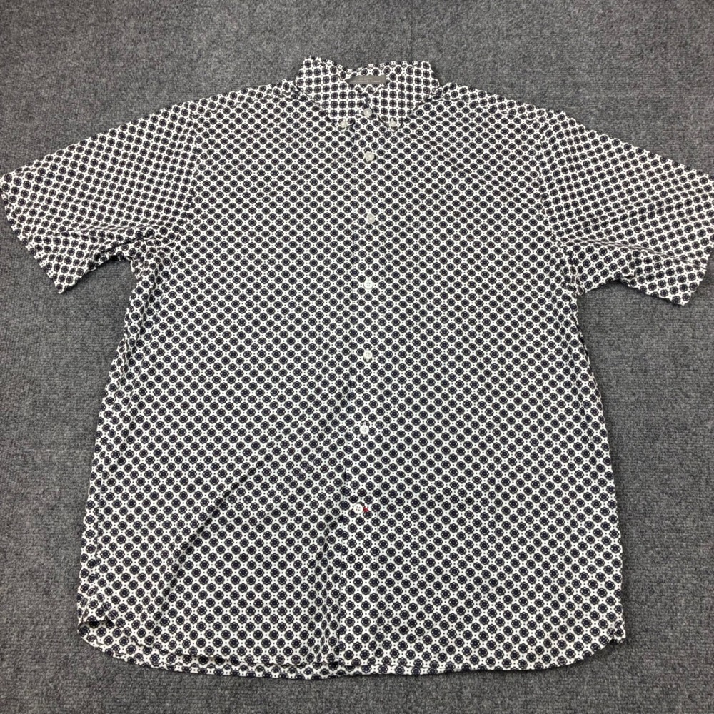 Daniel Cremieux Signature Collection Mens Size Large Medallion Button Down Shirt